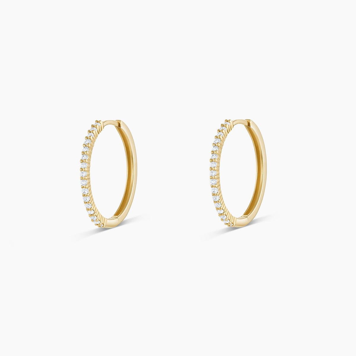 Diamond Pavé Hoops