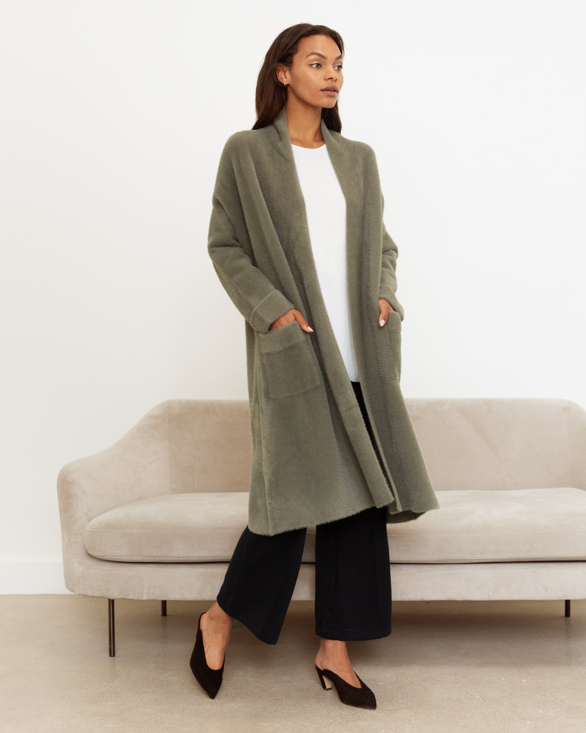 Eliza Open-Front Cardigan